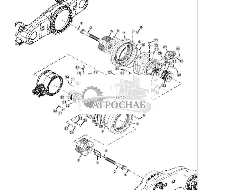 Axle Beam, Rear Axle, LOK 162 ( - 001508) - ST841246 6.jpg